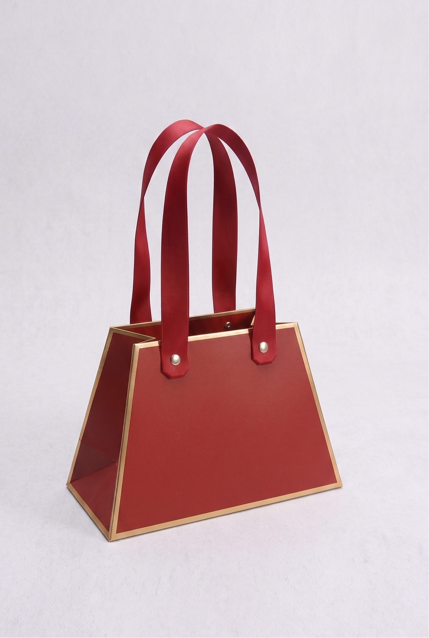 Portable Flower & Gift Hand Bag – Bouquet Packaging Bag (Red)