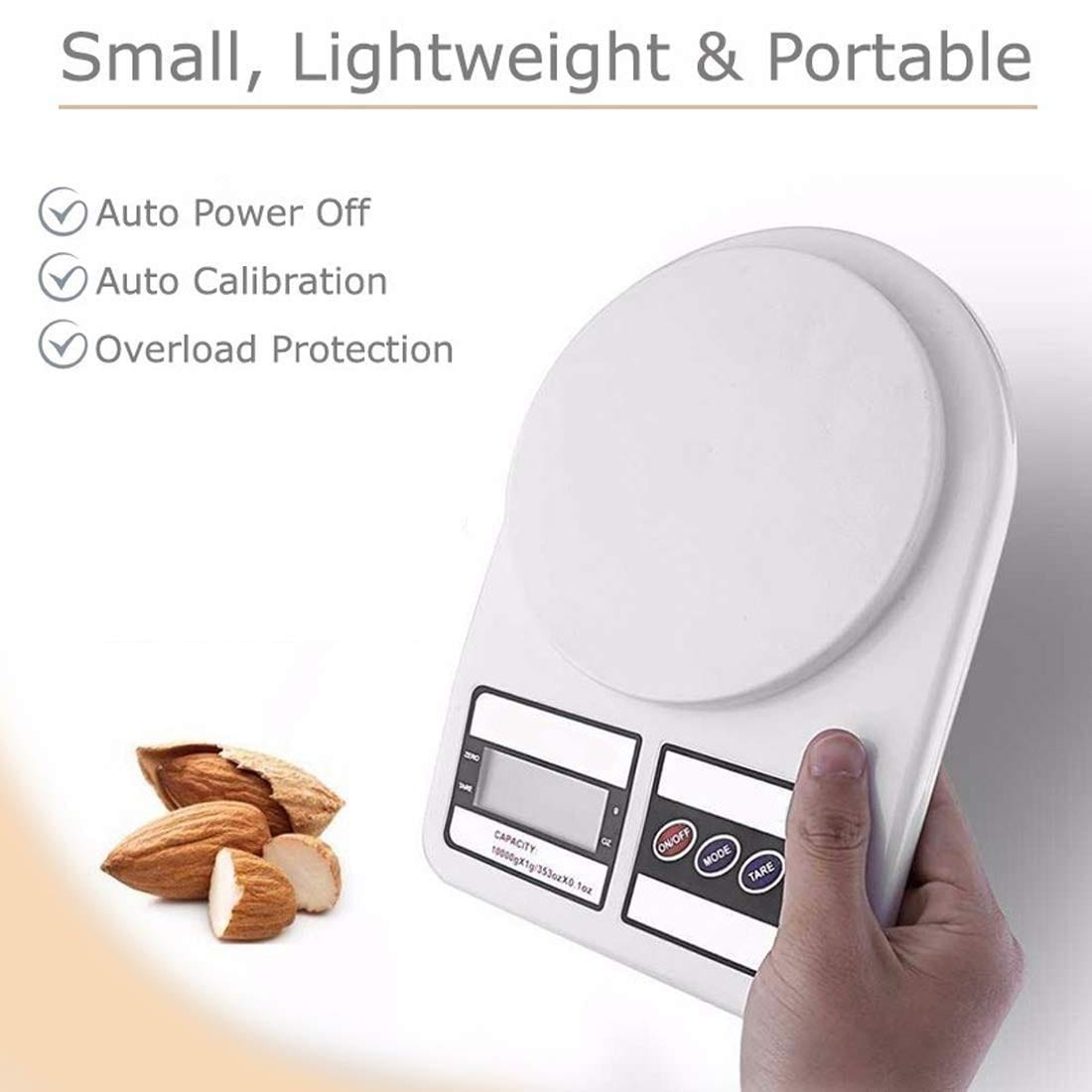 Electronic Kitchen Scale 2Aa - 3 - Furxotic