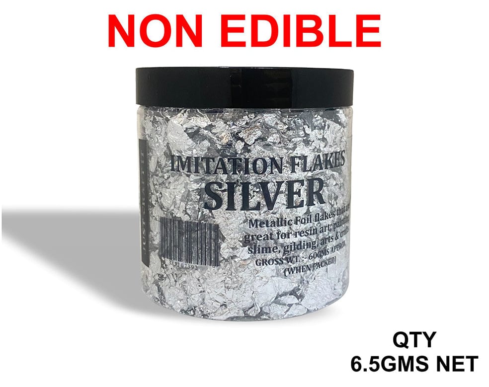 Silver Flakes Bp (6.5gms Net) - 1 - Furxotic