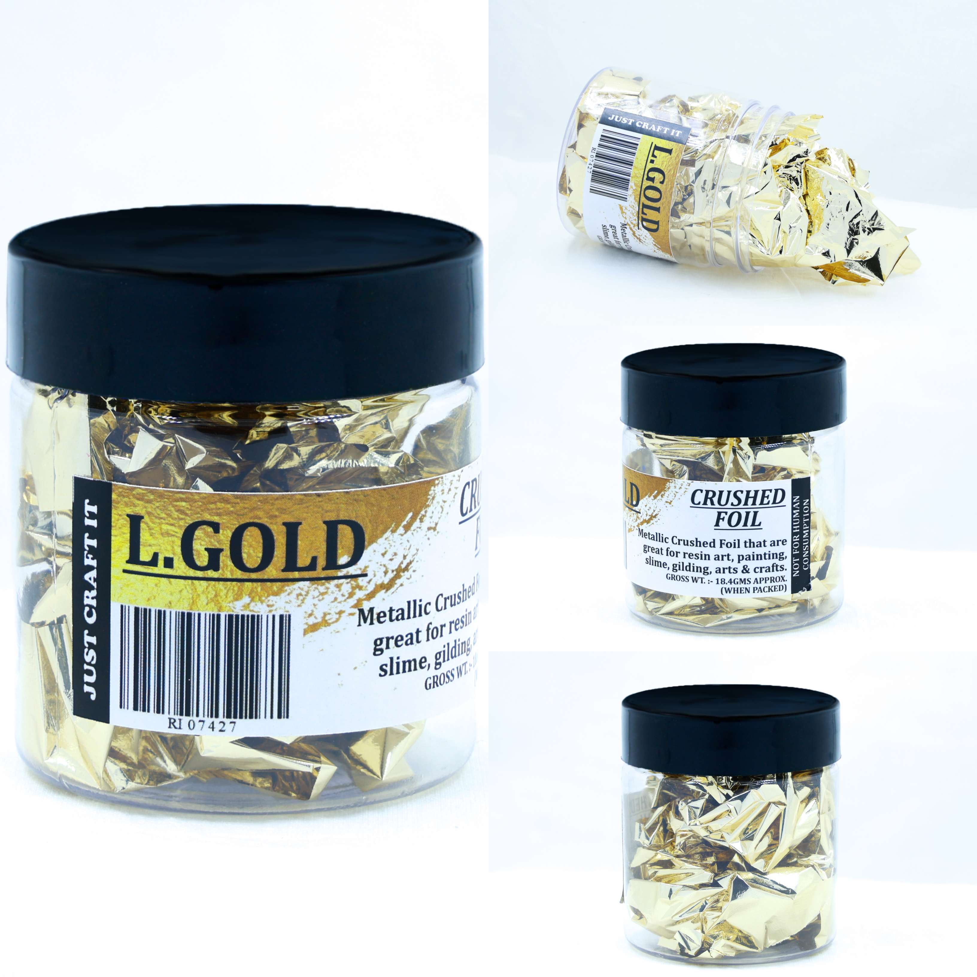 Crushed Foils - L.Gold - 3 - Furxotic