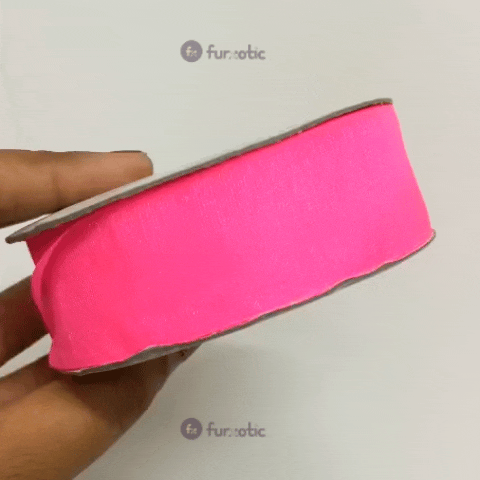 Organza Ribbon (Dark Pink - 1 inch)