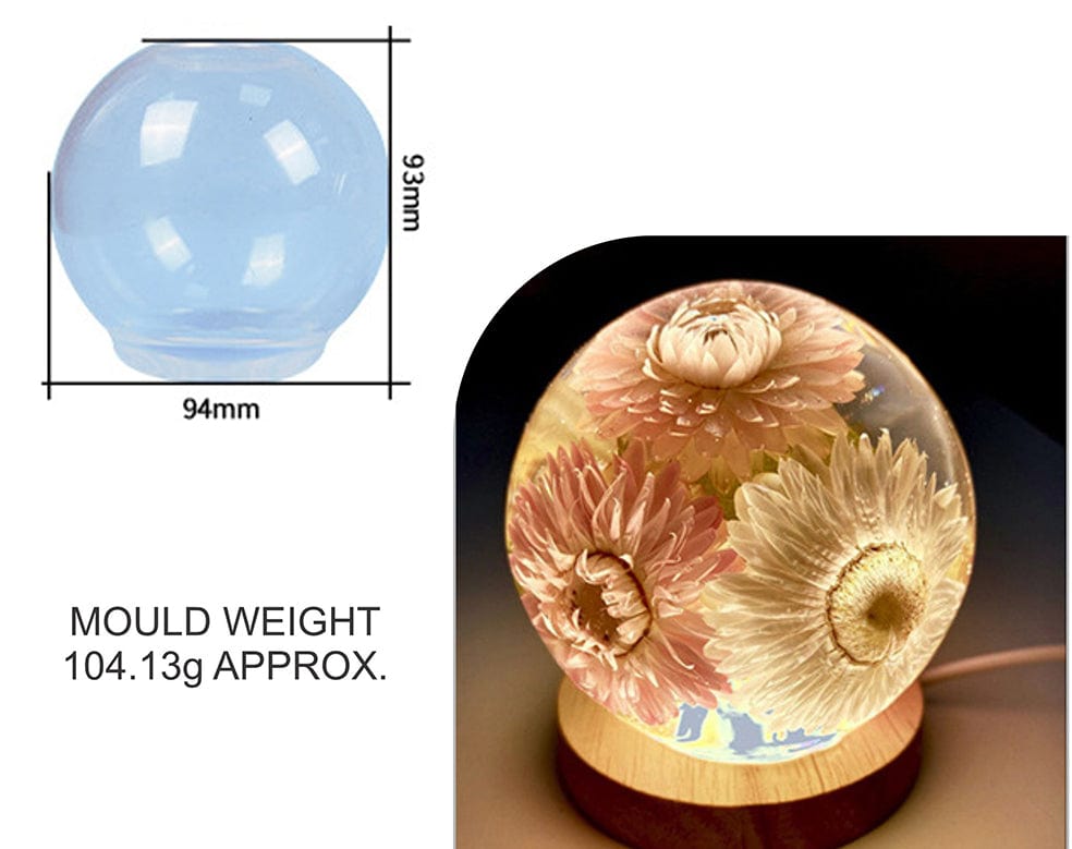 94Mm X 93Mm Ball & Candle Mould - 1 - Furxotic