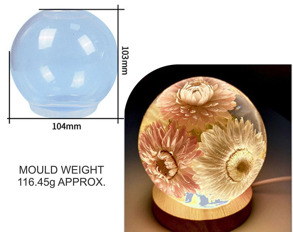 104Mm X 103Mm Ball & Candle Mould - 1 - Furxotic