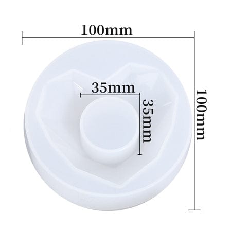 Heart Flower Pot & Tea Light Candle Holder Mould - 1 - Furxotic
