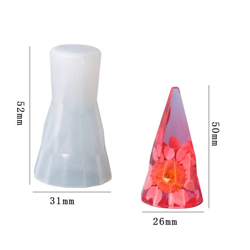 Cone Shaped Ring Holder & Candle Mould Design No 1 - 1 - Furxotic
