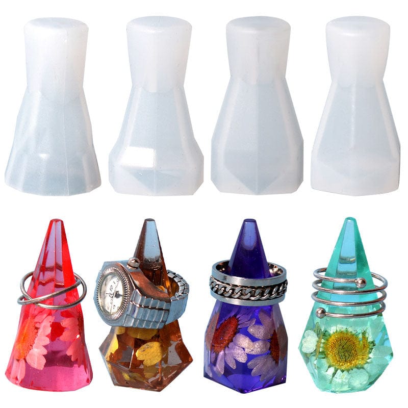 Cone Shaped Ring Holder & Candle Mould Design No 2 - 2 - Furxotic