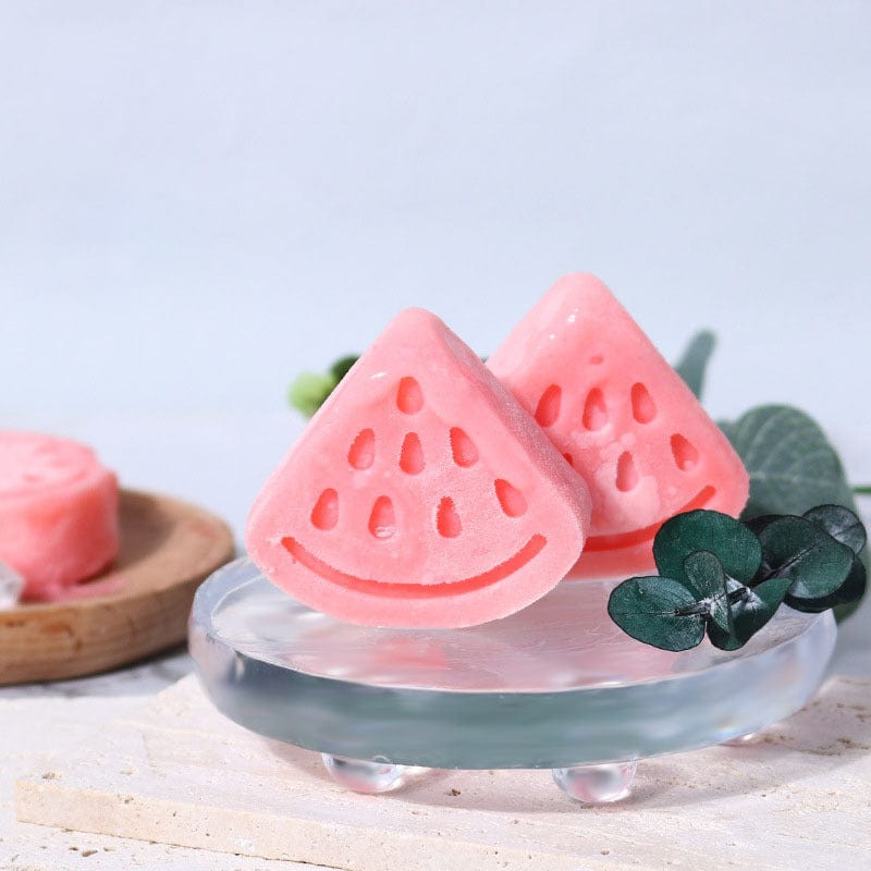 2 Cavity Triangular Watermelon Slice Soap & Candle Mould - 2 - Furxotic