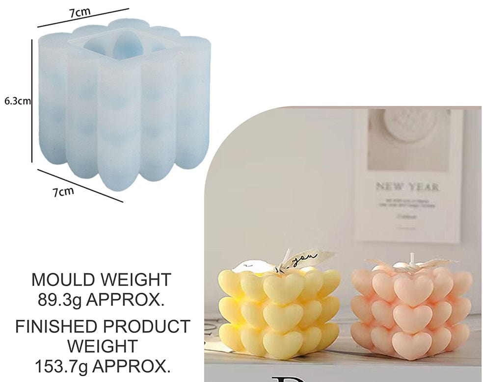 Love Rubik'S Cube Candle Mould - 1 - Furxotic