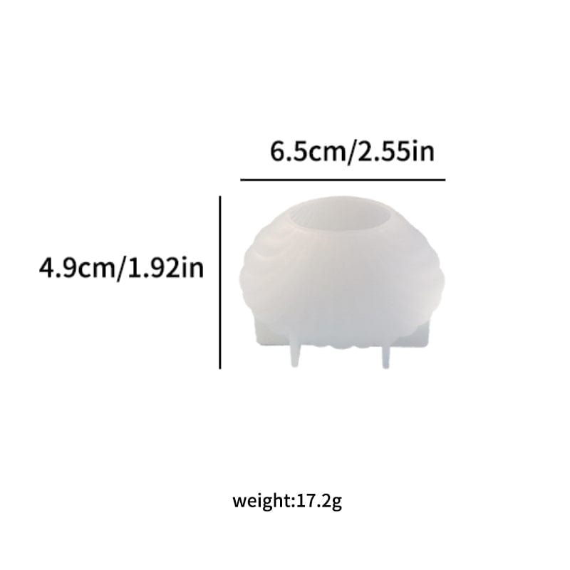 Small Sea Shell Candle Mould - 1 - Furxotic