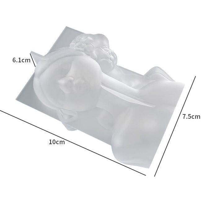 Rose Girl Candle Mould - 1 - Furxotic
