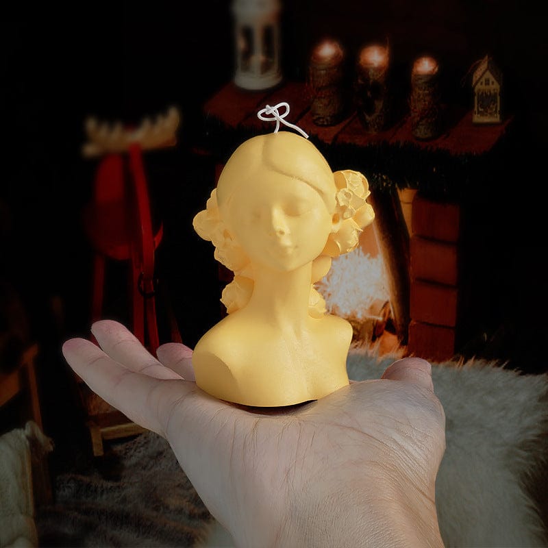 Rose Girl Candle Mould - 2 - Furxotic