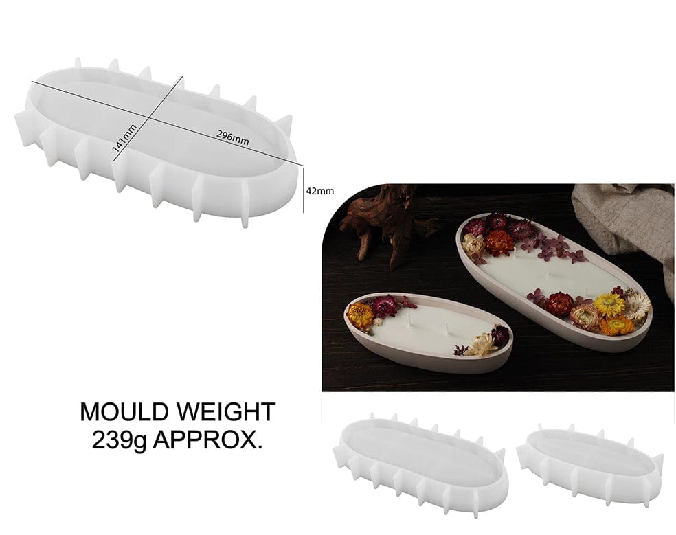 Big Boat Shape Candle Holder Mould - 1 - Furxotic