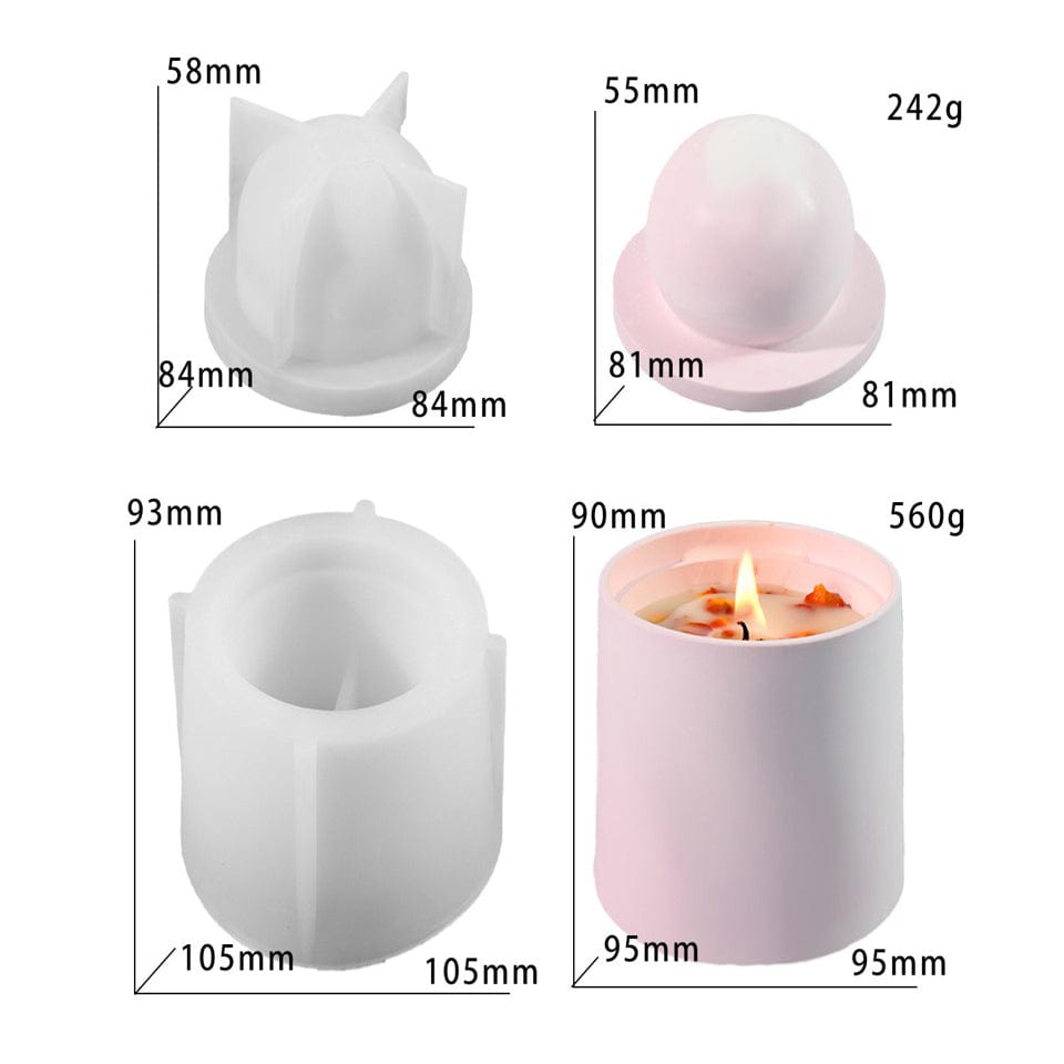Big Candle Holder & Storage Box Mould - 1 - Furxotic