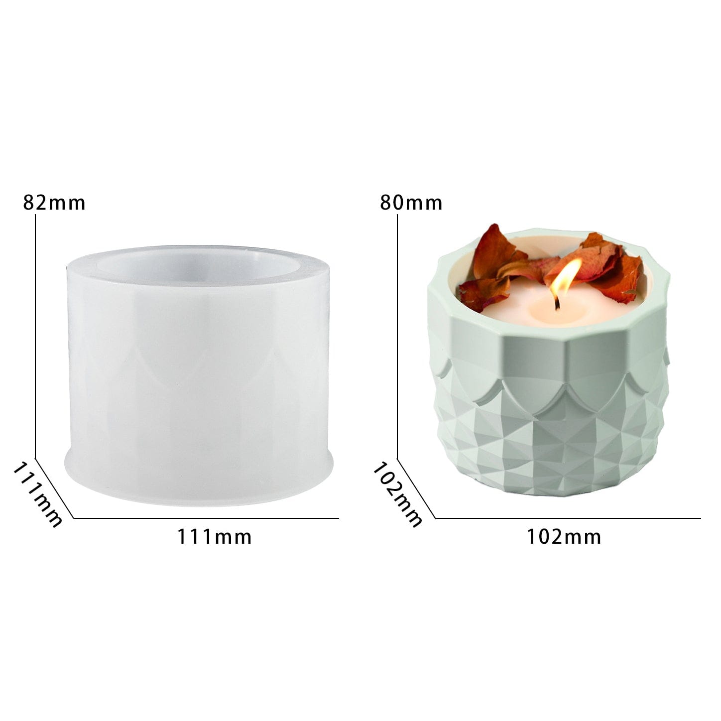 Supoion Round Shaped Candle mould - 1 - Furxotic