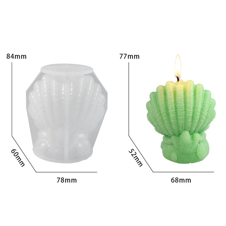 Shell Coral Candle Mould - 1 - Furxotic