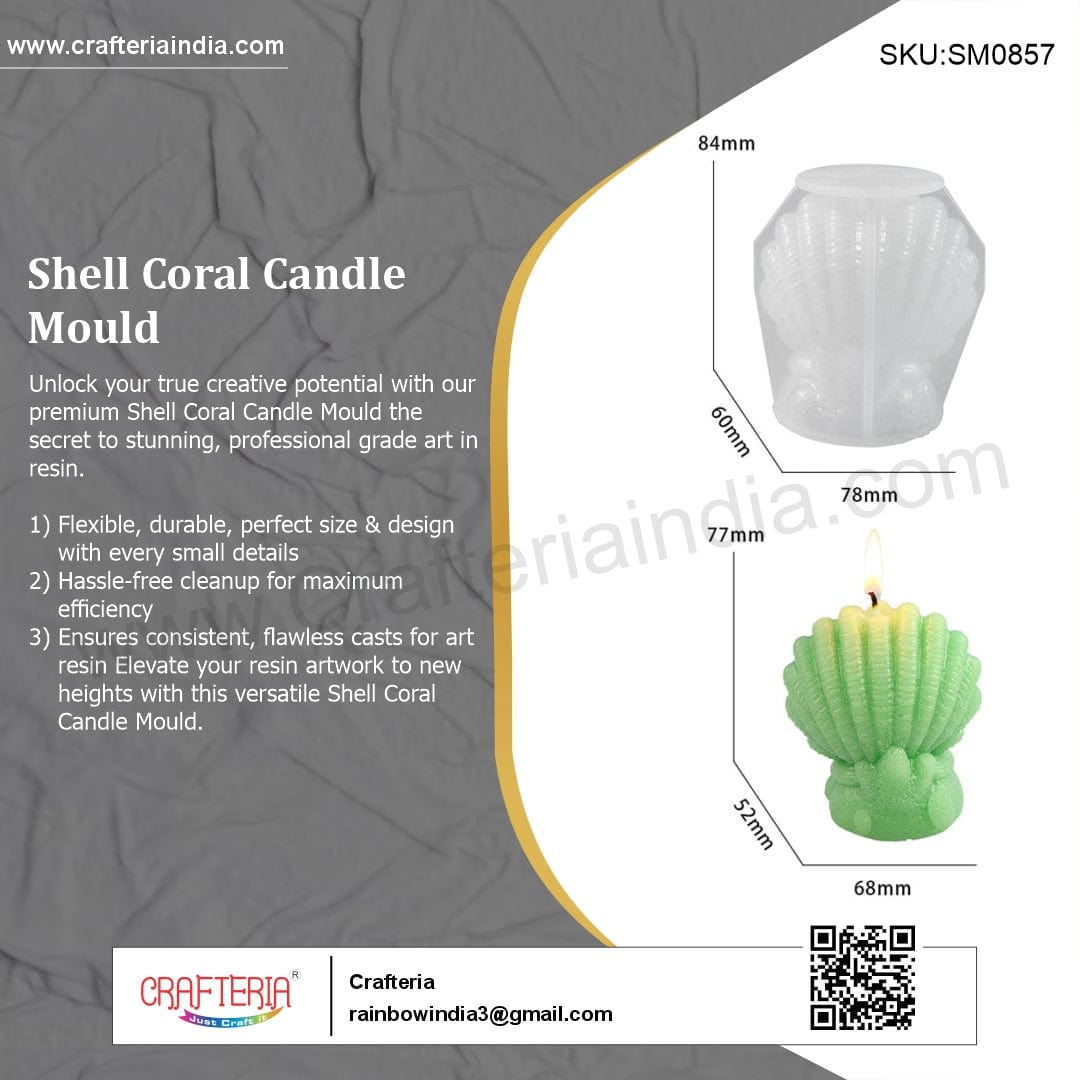 Shell Coral Candle Mould - 3 - Furxotic