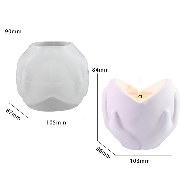 Holding Love Candle Stick Mould - 1 - Furxotic