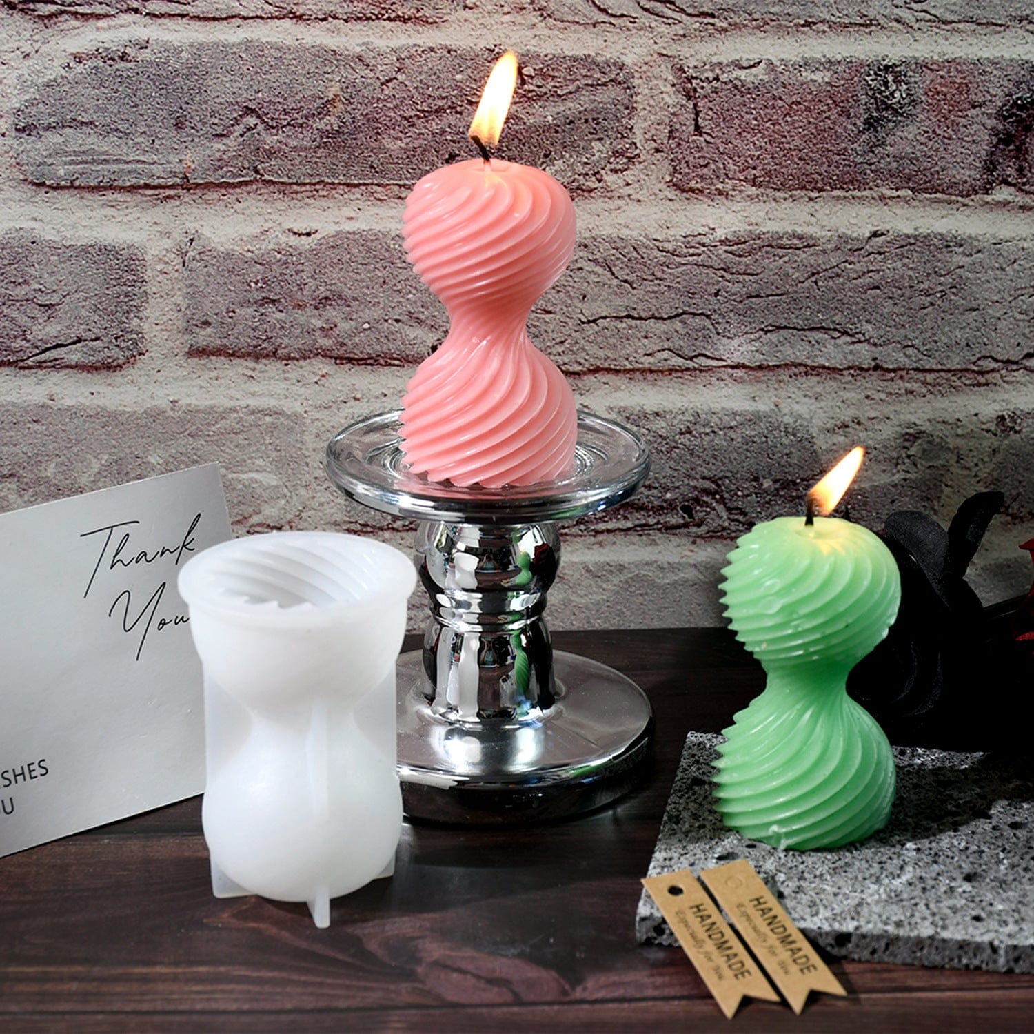 Spherical Spiral Candle Mould - 2 - Furxotic