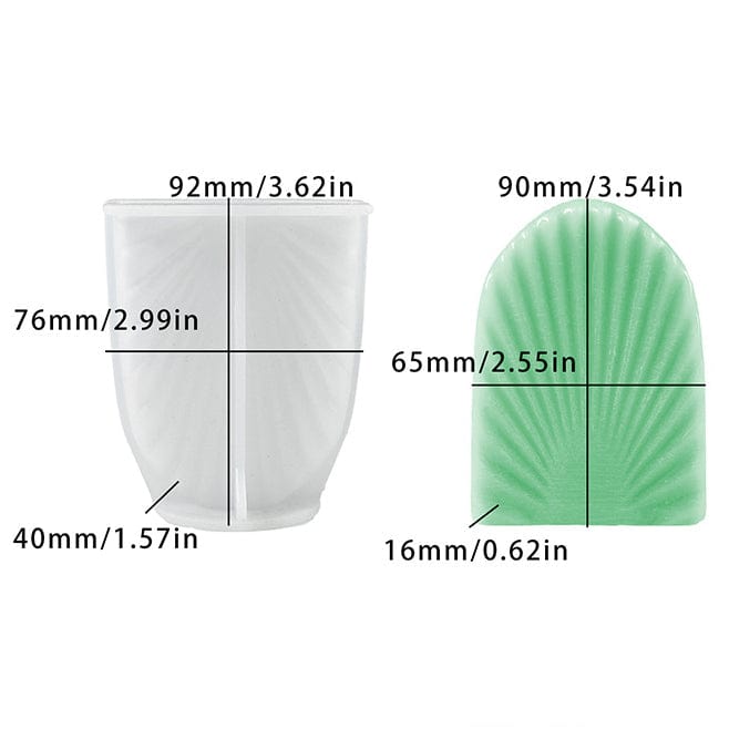 Long Shell Candle Mould - 1 - Furxotic
