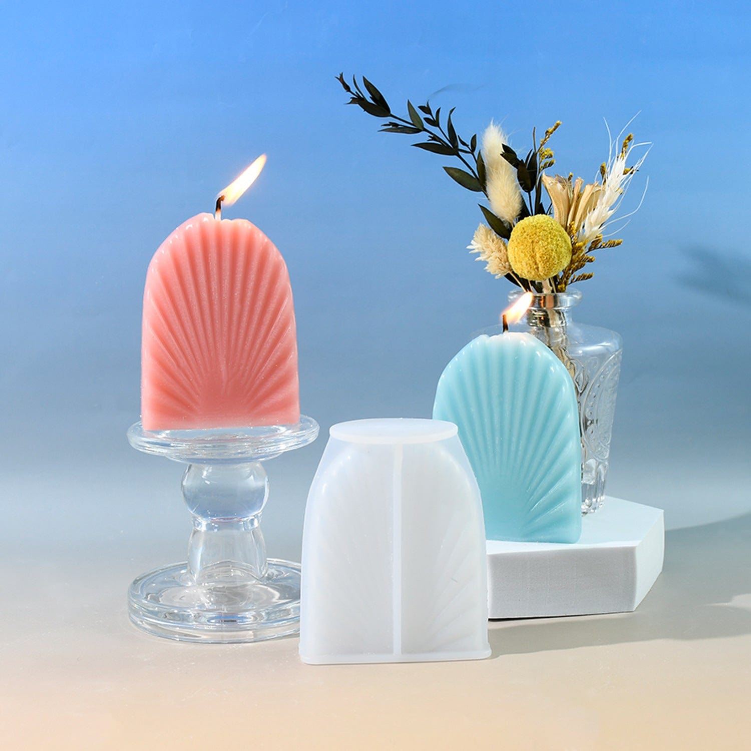 Long Shell Candle Mould - 2 - Furxotic