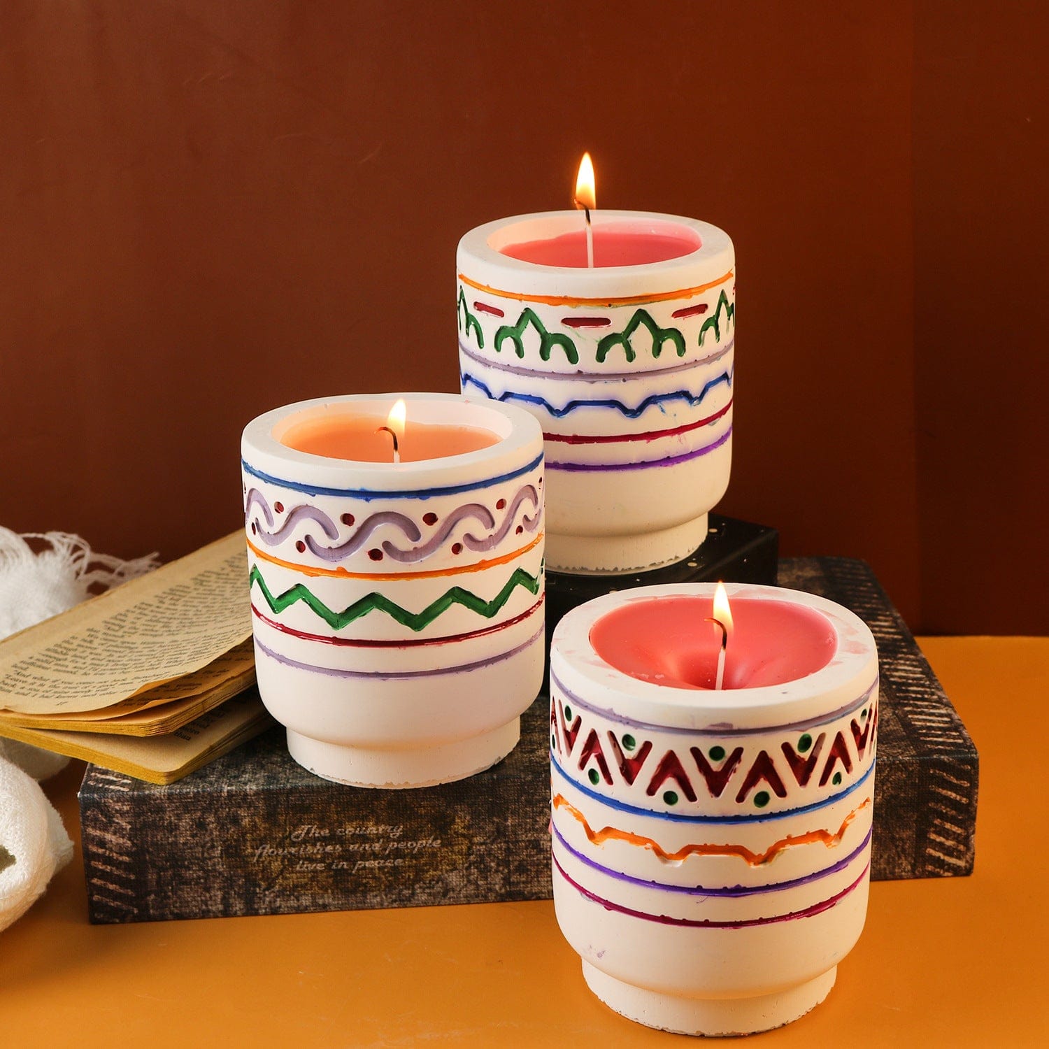Texture Jar Storage, Planter & Candle Holder Mould - 2 - Furxotic