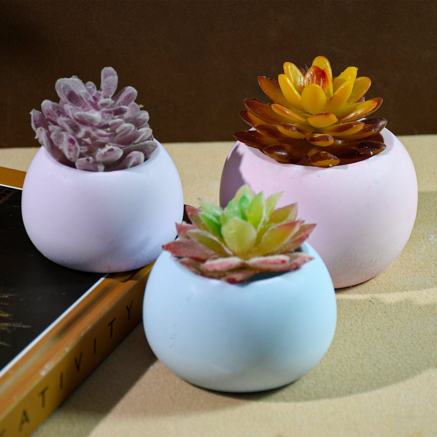 Round Flower Pot & Candle Holder Mould - 2 - Furxotic