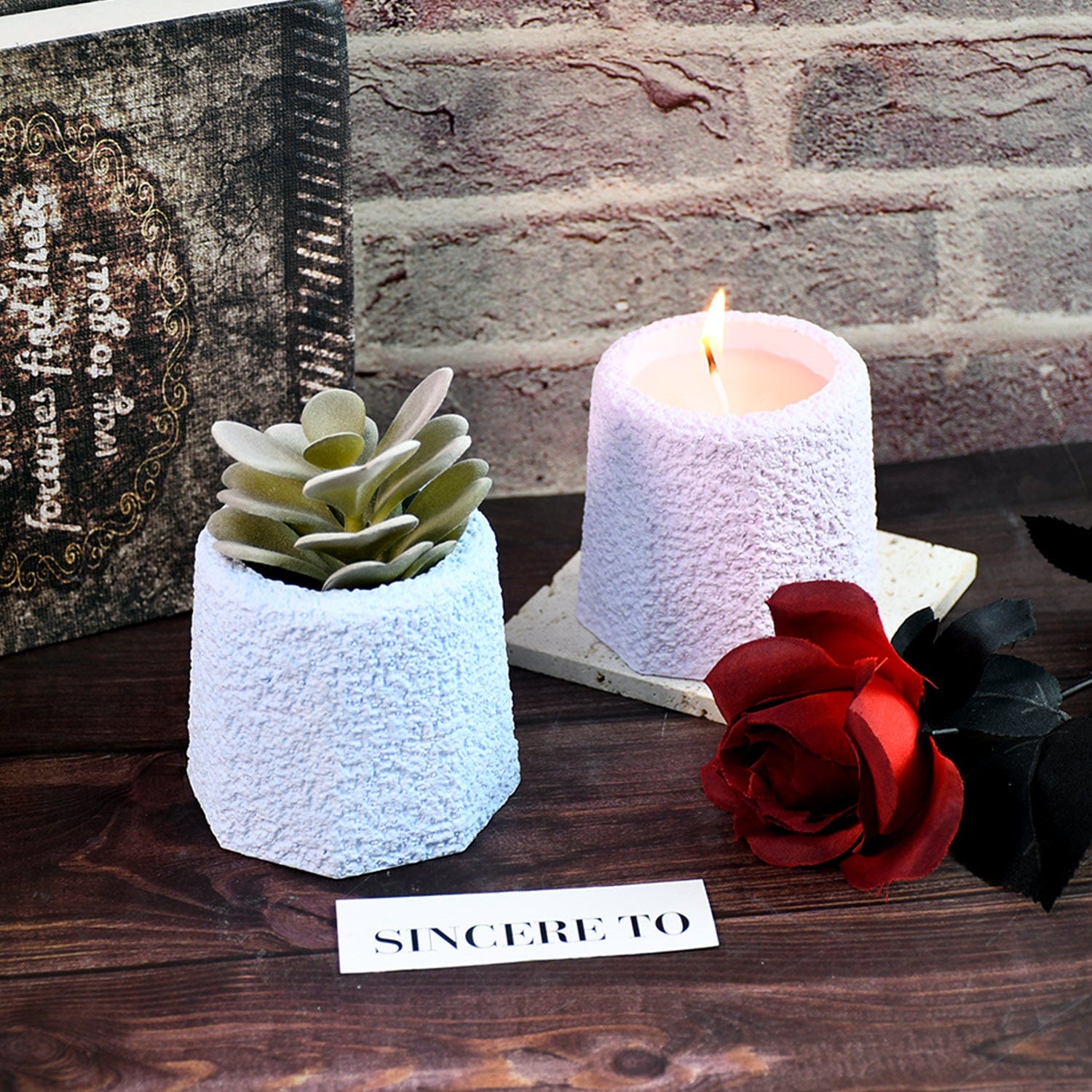 Octagonal Candle Cup Mould - 2 - Furxotic