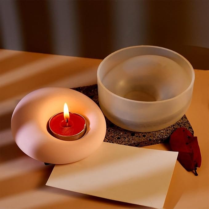 Unequal Circular Candle Holder Mould - 2 - Furxotic