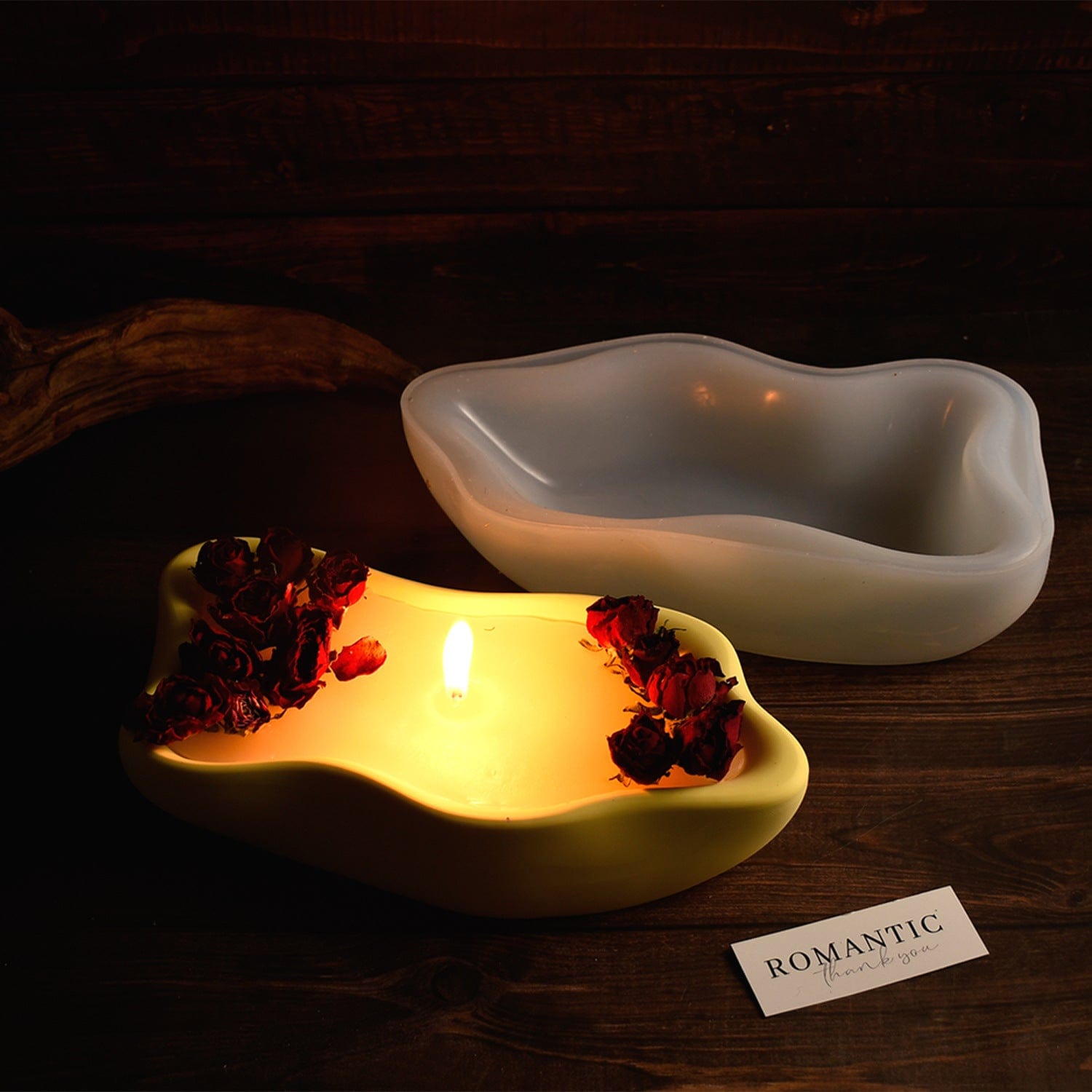 Irregular Shape Storage Bowl Tray Candle Jar Mould - 2 - Furxotic