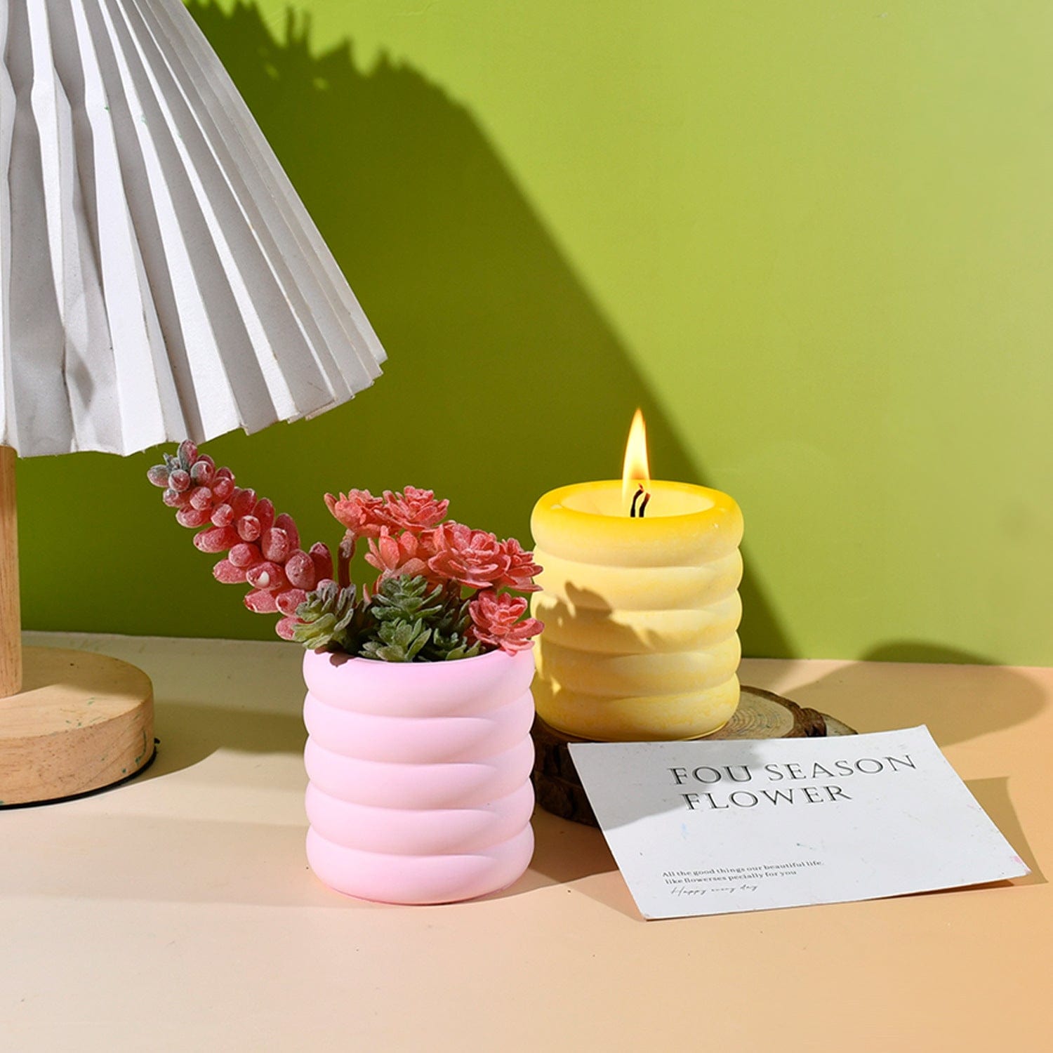 Coiled Candles and Planters Mould - 2 - Furxotic
