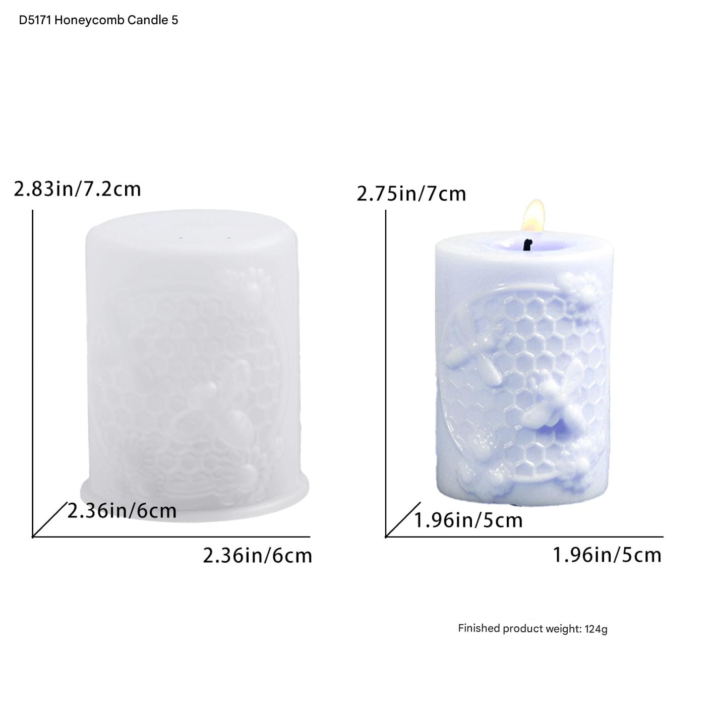 Honeycomb Candle Mould - 1 - Furxotic