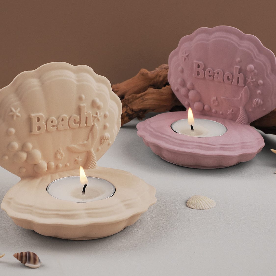 Shell Shape Candle T-Light Mould - 2 - Furxotic