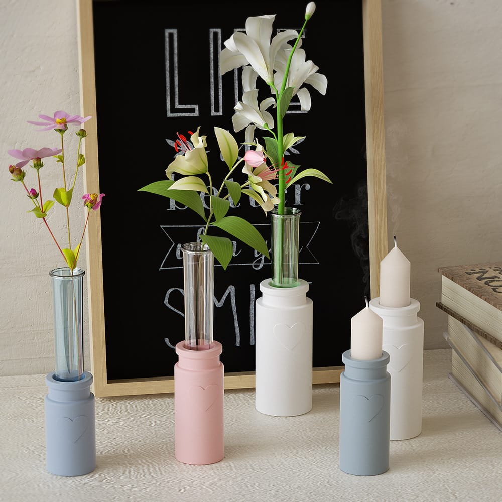 Tall Cylindrical Jar and Candle Holder Silicone Mould - 2 - Furxotic