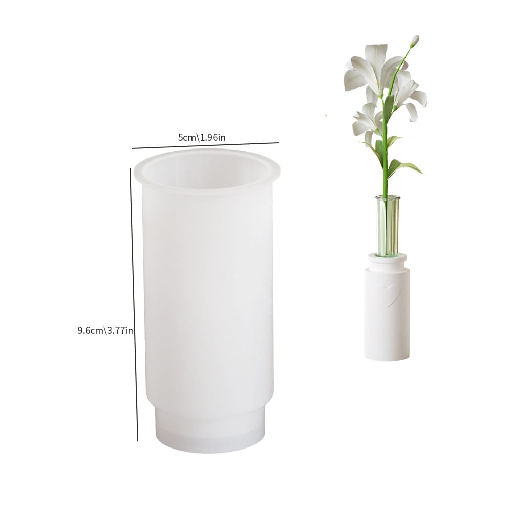 Cylindrical Vase and Candle Holder Silicon Mould - 1 - Furxotic