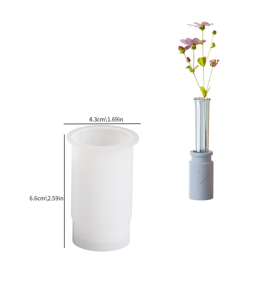 Unique Cylindrical Candle Holder Mould - 1 - Furxotic
