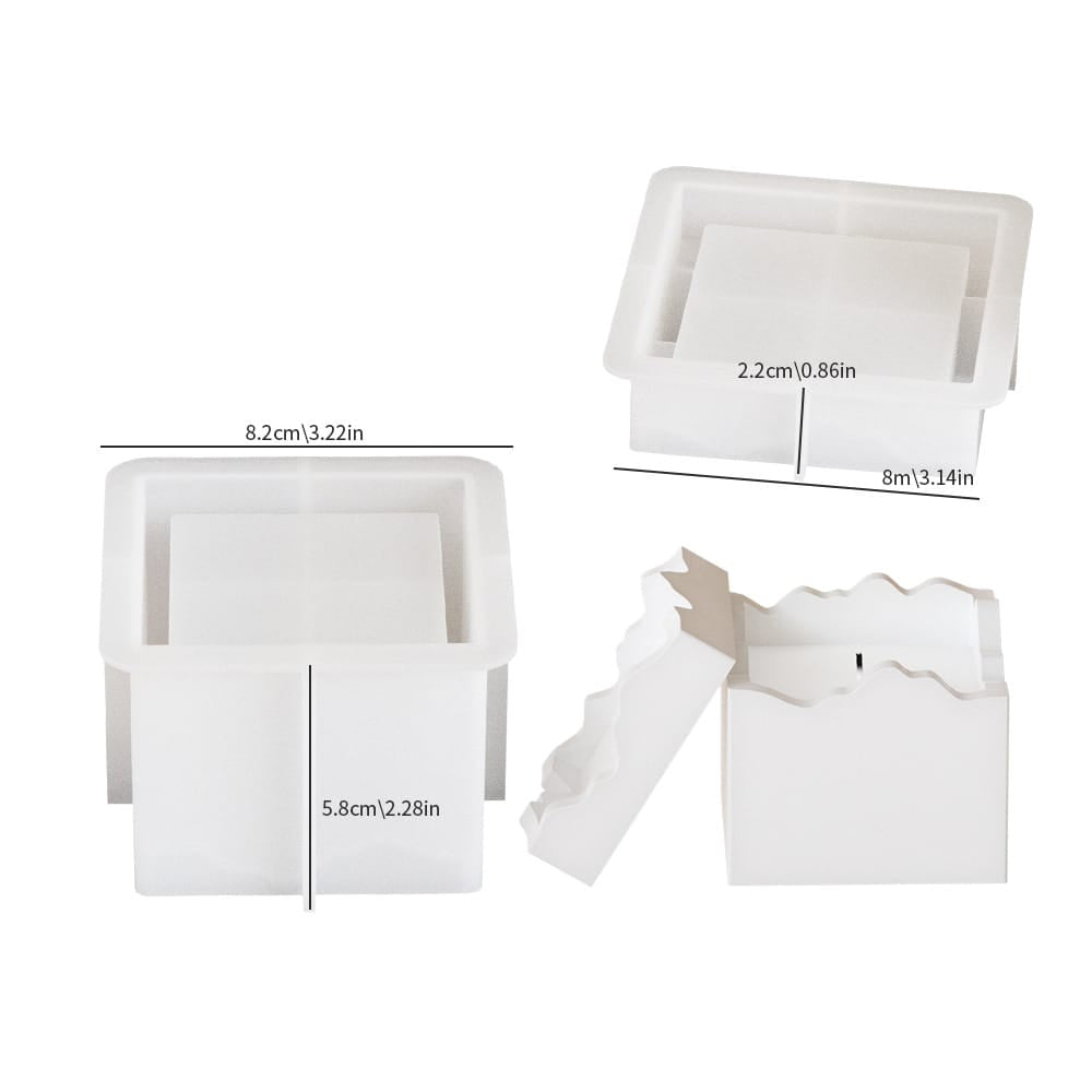 Square Candle & Storage Jar Mould - 1 - Furxotic