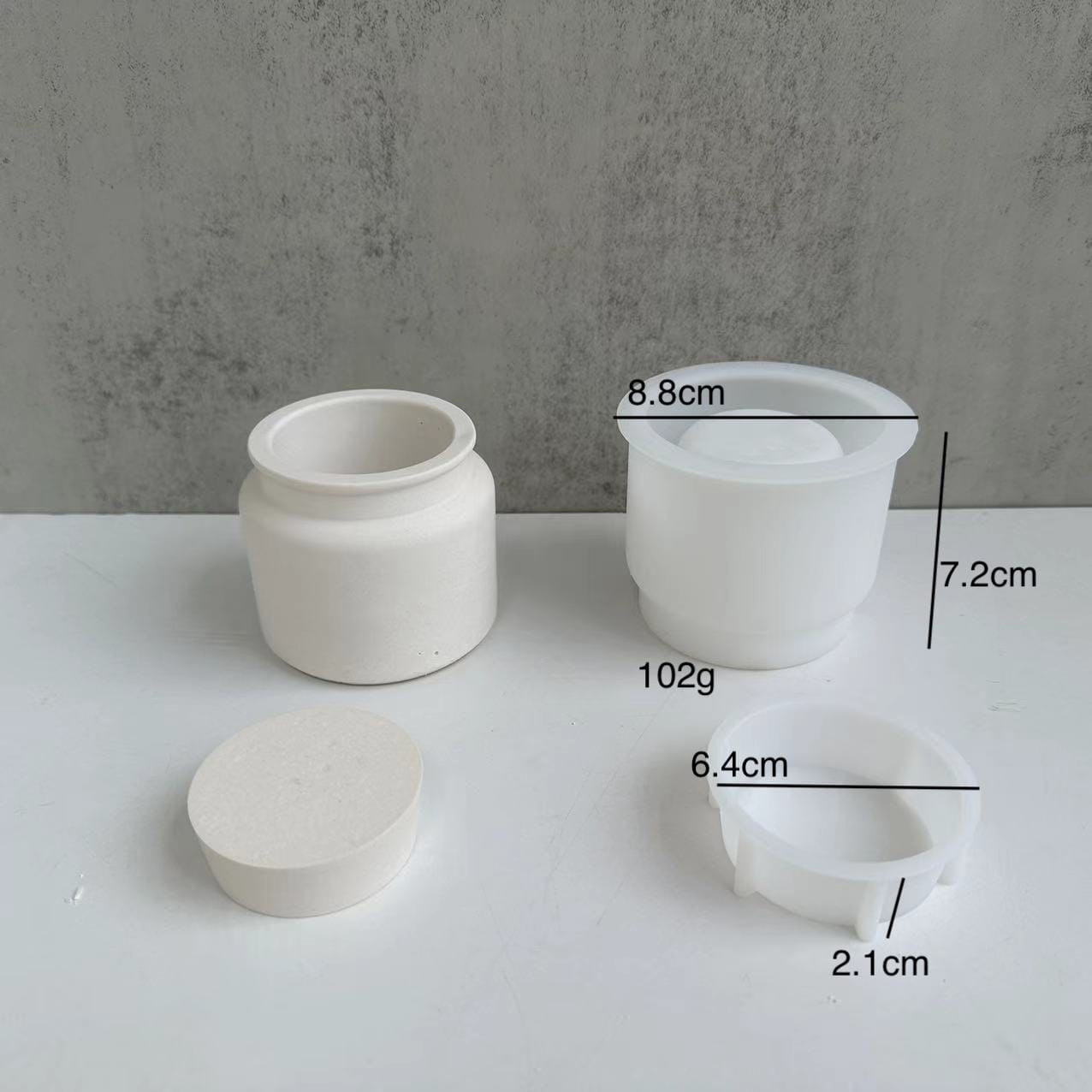 Large Candy/Candle Jar Mould - 1 - Furxotic