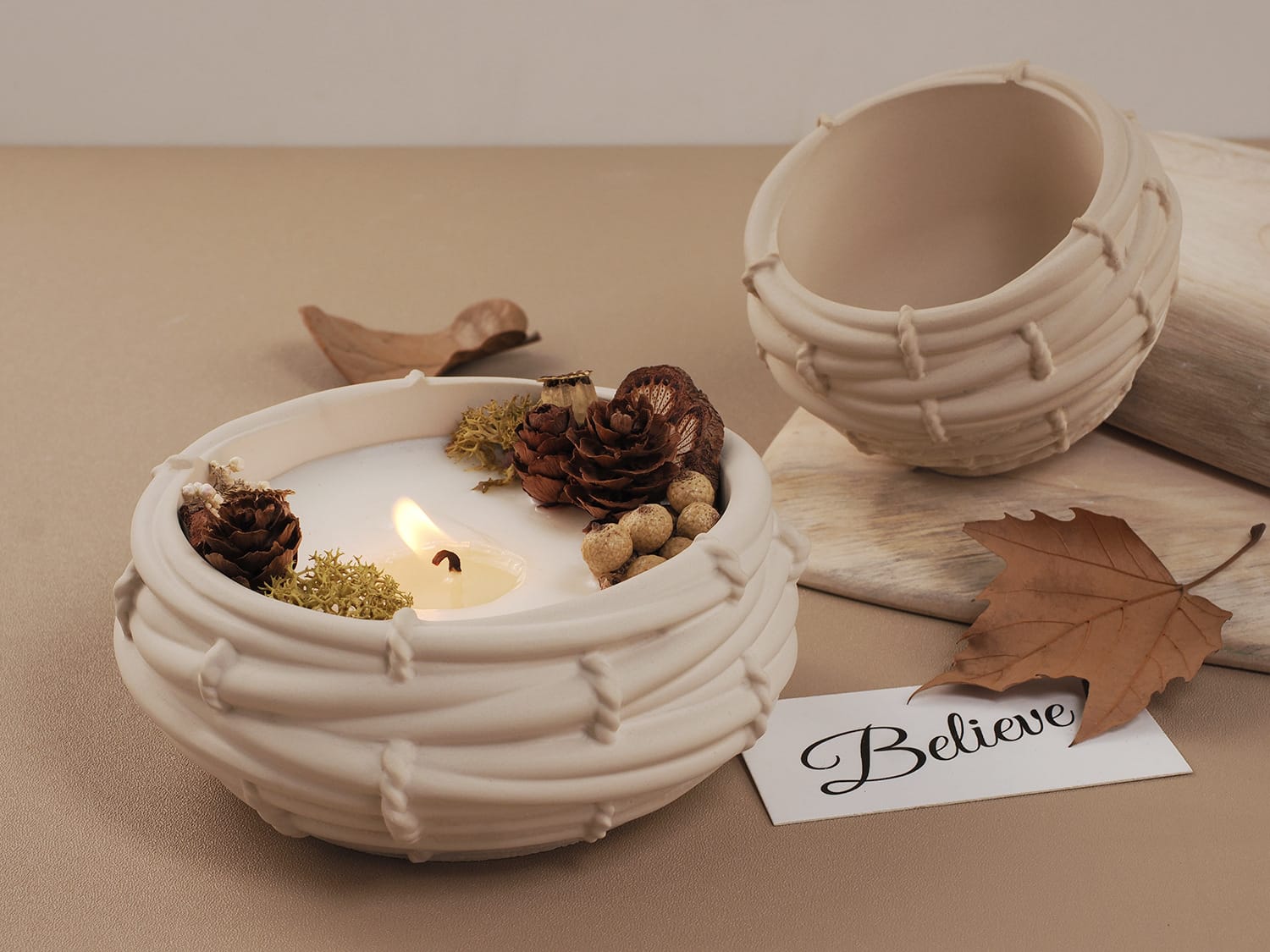 Bird Nest Candle holder / Storage Box (big) Mould - 2 - Furxotic