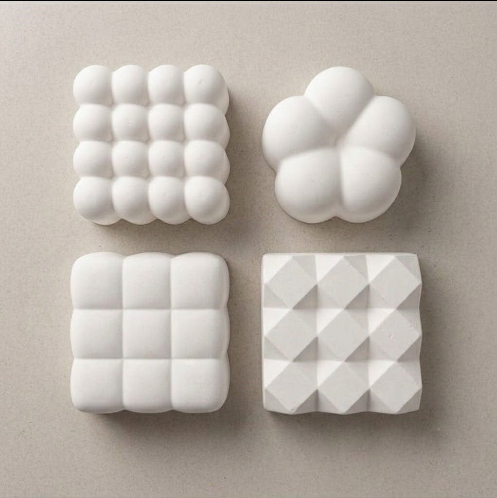 Rubic cube/ Bubble Candle Mould for DIY Concrete Art, Resin Crafts, Soap Making & Cake Making Silicon Mould - 3 - Furxotic
