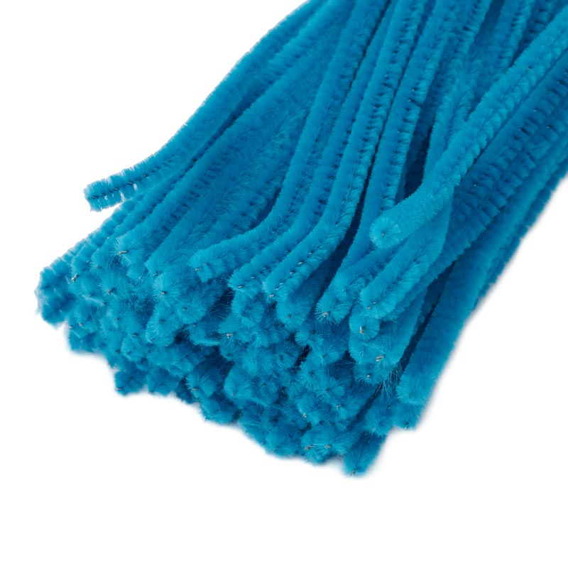Pipe Cleaner Plain 100pcs (Turquoise)