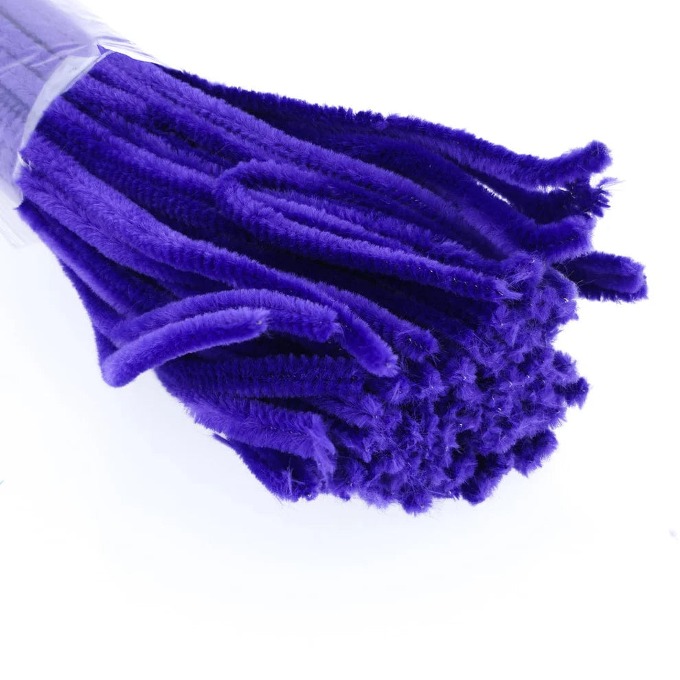 Pipe Cleaner Plain 100pcs (Violet)