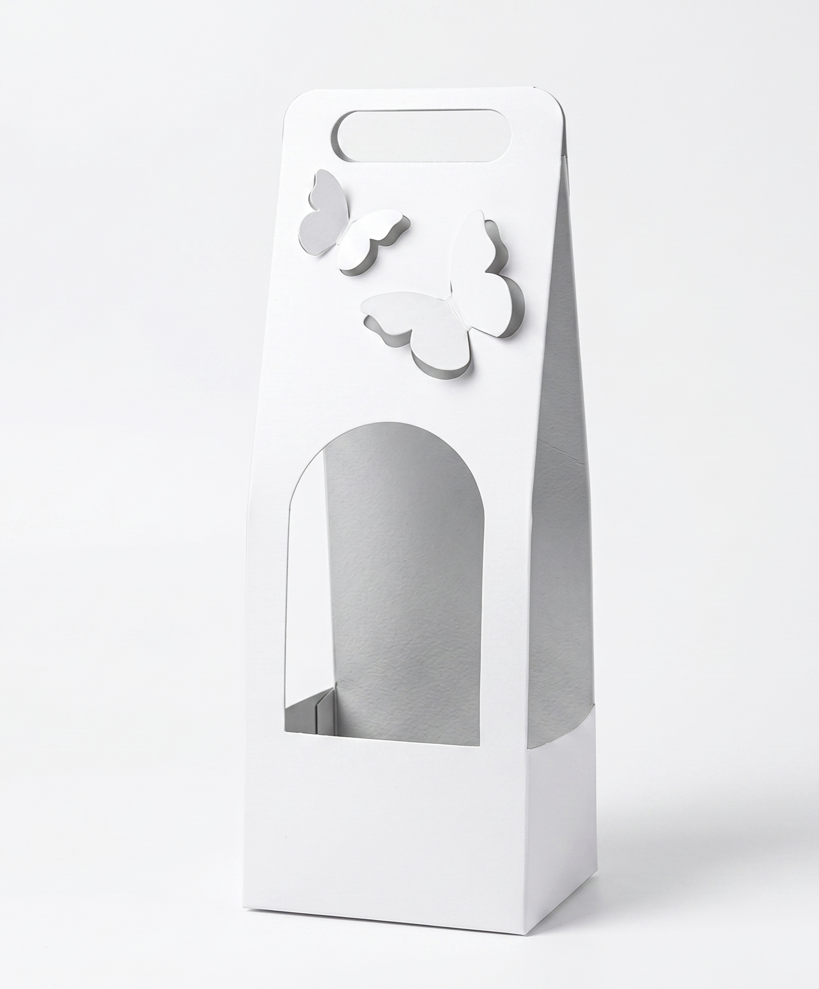 3D Butterfly Flower Box (White - 1 pc)