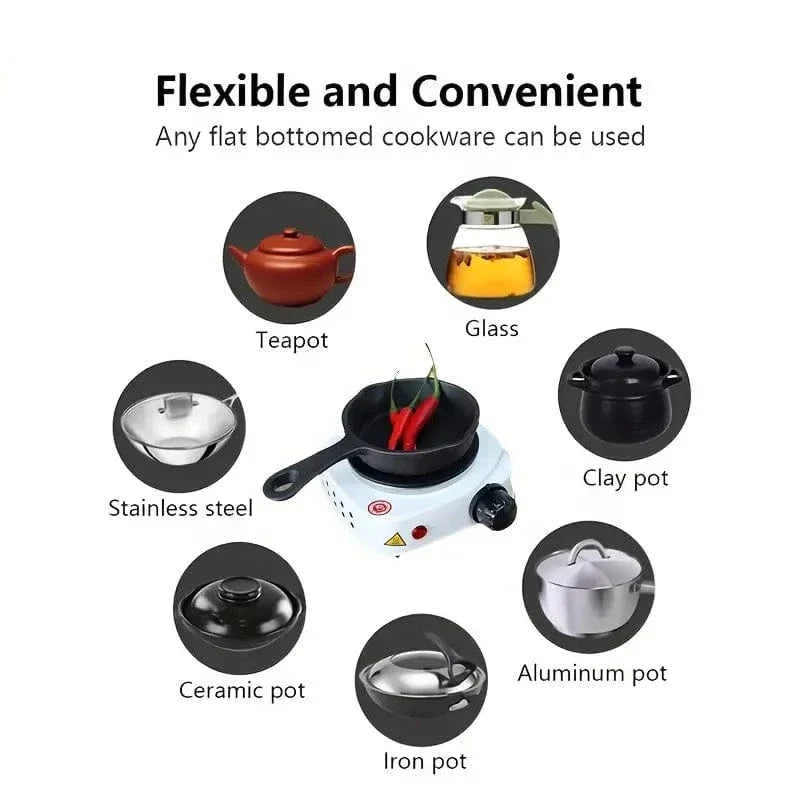 Portable Compact Electric Stove - 6 - Furxotic