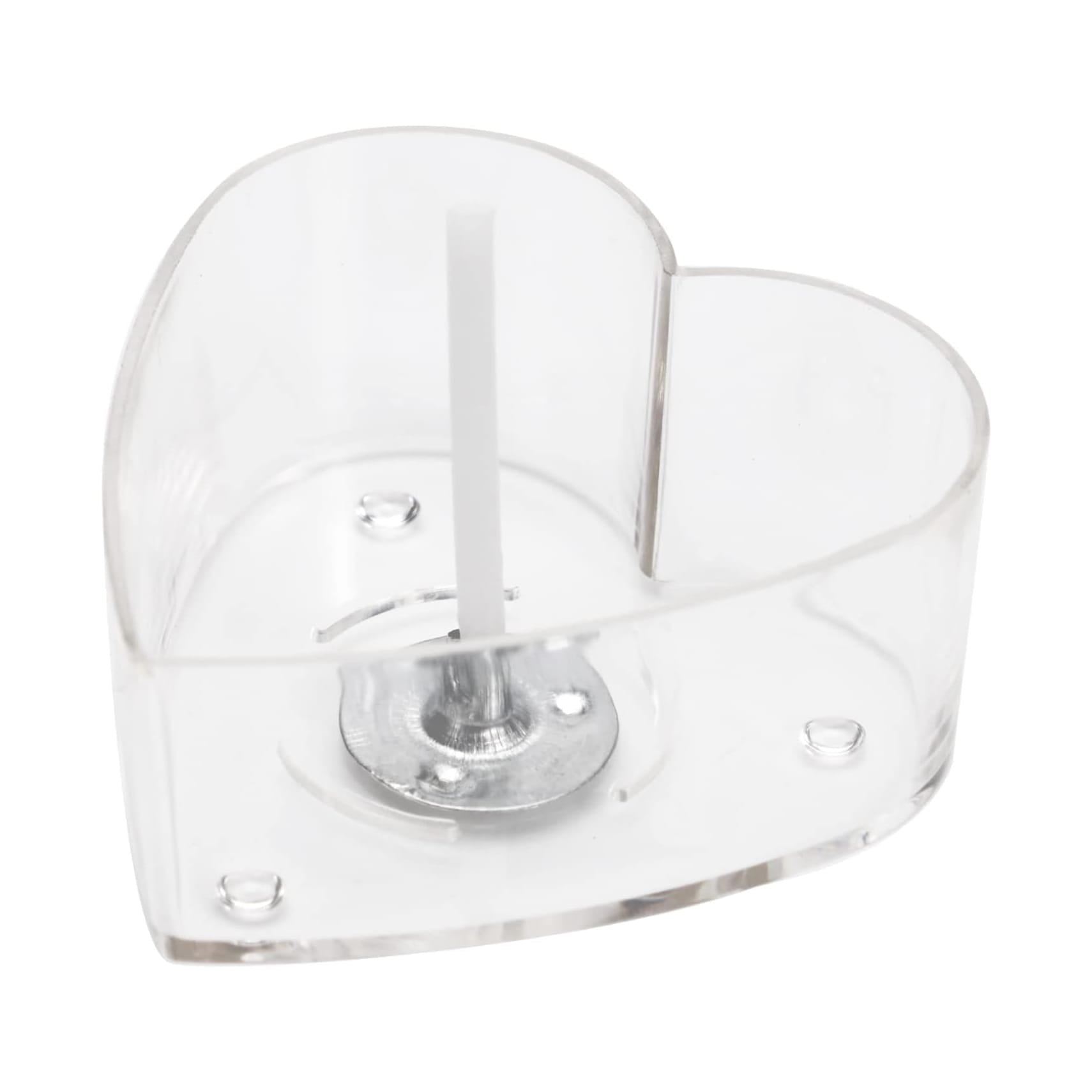 Tealight Cups Polycarbonate For Tealight Candles - Heart - 2 - Furxotic