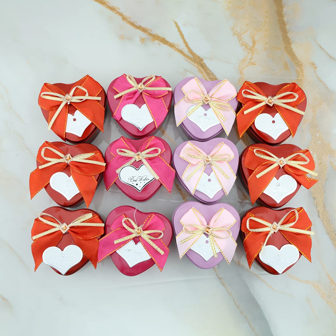 12 Pcs Heart Shape Best Wishes Tin Jar - 2 - Furxotic