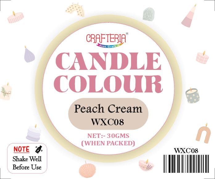 Peach Cream Candle Colour - 3 - Furxotic