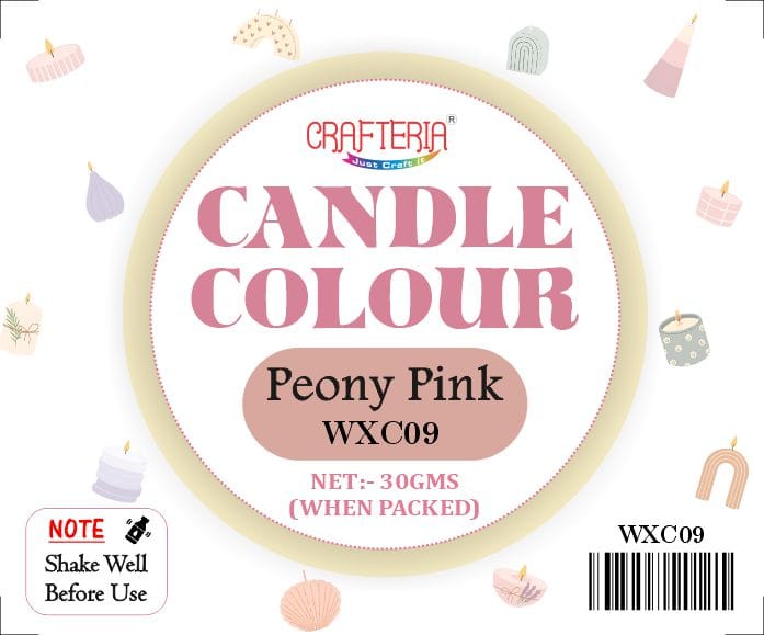 Peony Pink Candle Colour - 3 - Furxotic
