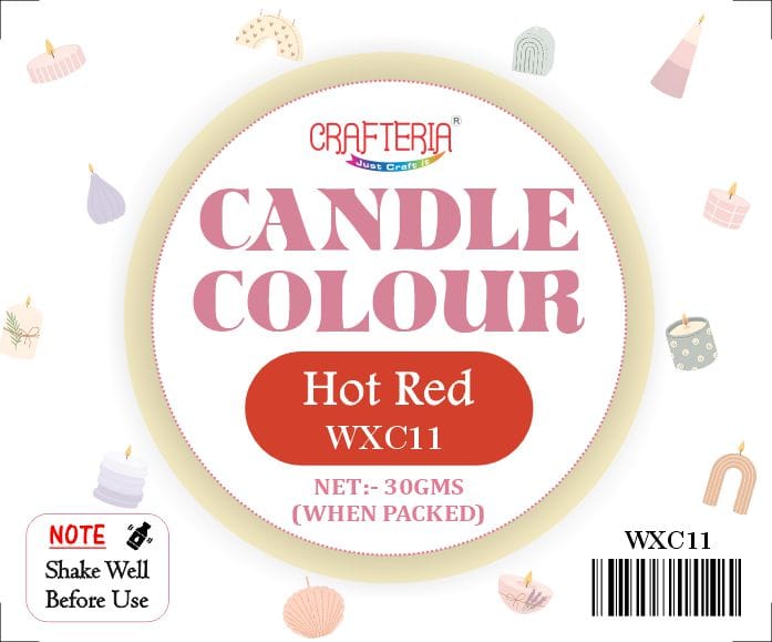 Hot Red Candle Colour - 3 - Furxotic