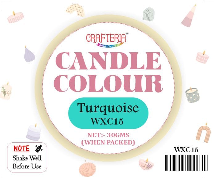 Turquoise Candle Colour - 3 - Furxotic