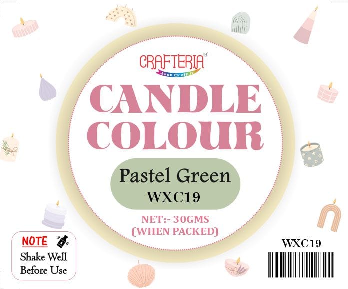 Pastel Green Candle Colour - 3 - Furxotic